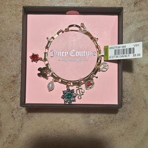Juicy couture toggle charm bracelet